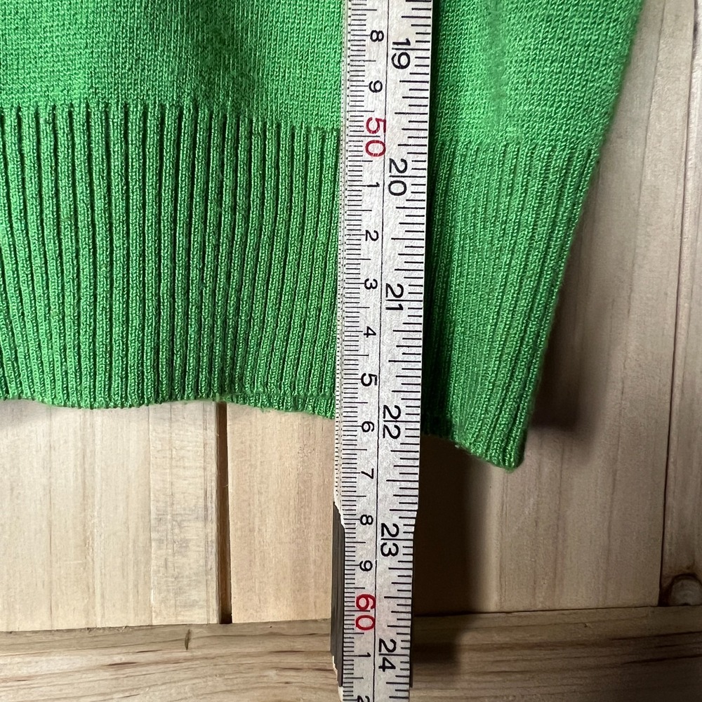 Joseph A Button Cardigan Sweater Women's L Cropped 3/4 Sleeve Preppy Grannycore‎ - Picture 7 of 7